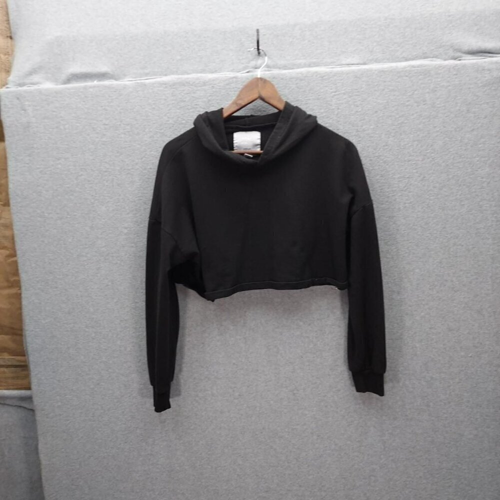 Crop Hoodie Black By Refuge Athletics